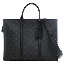 Louis Vuitton Borsa Orizzontale Monogram Eclipse Nera con Cerniera