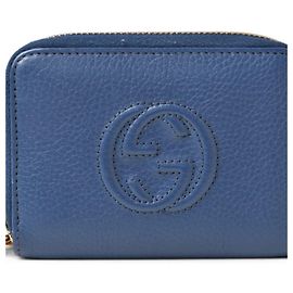 Porta-moedas azul Gucci