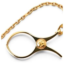 Porte-clés Clip Hermes HERMES Filou Glove Holder Charm en Gold - Hermès