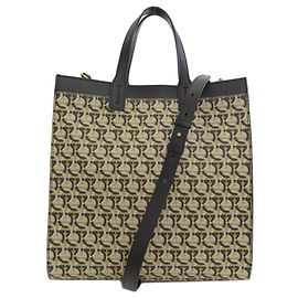 Borsa Tote Salvatore Ferragamo Gancini Motif