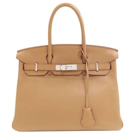 Hermes Birkin 30 Handtasche aus braunem Togo-Leder - Hermès