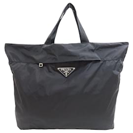 Borsa a mano Prada Eco Bag in nylon nero