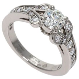 Anello Ballerina Cartier in platino e diamanti