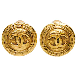 Orecchini a clip Coco Mark placcati oro Chanel