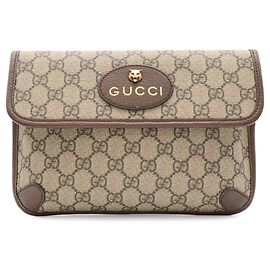 Gucci Neo GG Supreme Cat Head Sherry Line Belt Bag