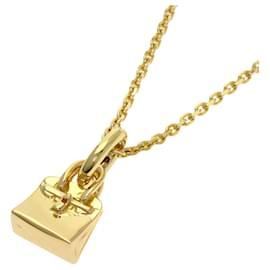 Hermes Amulette Birkin Necklace in 18K Yellow Gold - Hermès