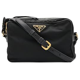 Borsa a tracolla/Pouch Triangle Prada in nero