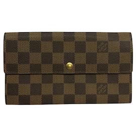 Cartera larga Louis Vuitton Damier Ebene