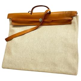Sac à main Hermes Herbag Toile H Natural - Hermès