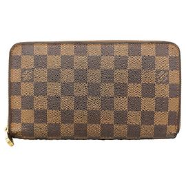 Louis Vuitton Damier Zippy Organizer Long Wallet N60003 Ebene