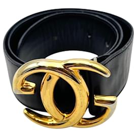 Gucci Vintage Ledergürtel mit Interlocking-Schnalle