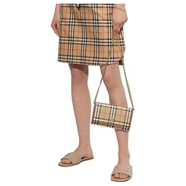 Portafoglio a quadri con tracolla a catena - Burberry