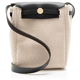 Hermès Hermes Vintage Toile Vache Hunter Herbag TPM Shoulder Bag