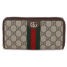 Gucci Portafoglio lungo con zip Ophidia