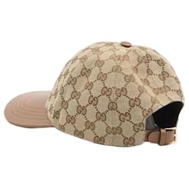 Gucci Baseball Cap Beige Dunkelbraun