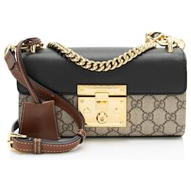 Mini borsa a tracolla Gucci GG Supreme Padlock