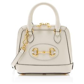Mini sac à main Gucci en cuir Horsebit 1955
