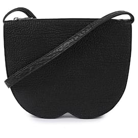 Pochette Burberry in pelle nera