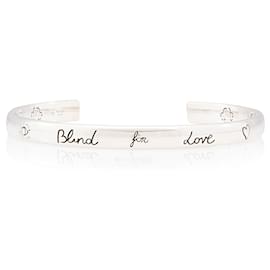 Bracciale Cuff Blind For Love in argento sterling Gucci