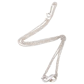 Collar de doble cadena Infinity en plata de ley Tiffany & Co.