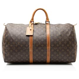 Louis Vuitton Vintage Monogram Canvas Keepall 55 Duffle