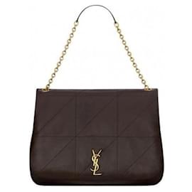 Saint Laurent Borsa grande in pelle di agnello