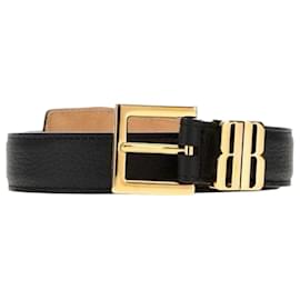 Balenciaga Editor Gürtel Schwarz Kalbsleder
