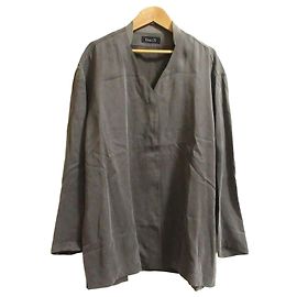 Autre Marque Camicia BASILE28 Fibril Cupro senza colletto