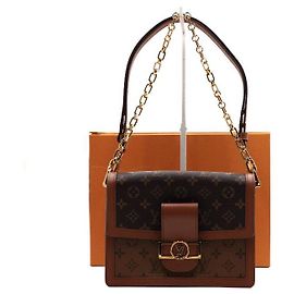 Louis Vuitton Sac à bandoulière et sac porté croisé Dauphine MM Monogram Canvas