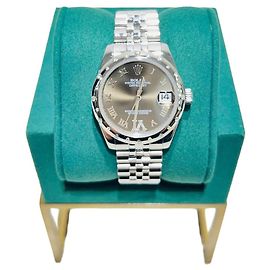 Rolex Reloj Oyster para mujer Datejust con bisel de diamantes