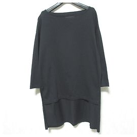 Autre Marque Top Americana con dobladillo asimétrico y manga 3/4