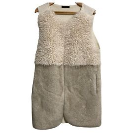 Autre Marque allureville Strickweste aus Kunstpelz