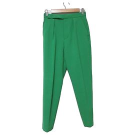 Autre Marque Allureville Double Cloth Tapered Pants Slacks