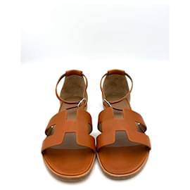 Sandali Santorini Marrone - Hermès
