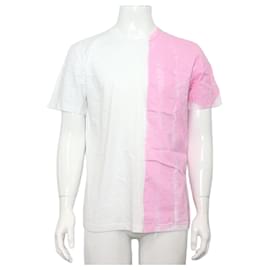 Maison Martin Margiela Color Block Baumwoll-T-Shirt Unisex