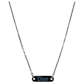 Dior Collana Blue Plate Silver