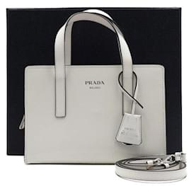 Mini borsa tote spazzolata e borsa a tracolla Re-Edition - Prada