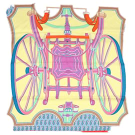 Hermès Sciarpa in seta Le Roue de Payton Square