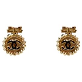 Orecchini Ribbon CC Gold - Chanel
