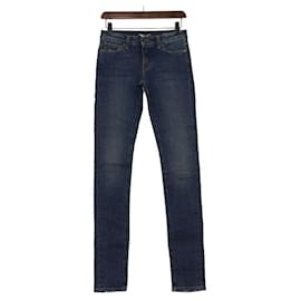 Pantaloni in denim a vita stretta da donna - Saint Laurent