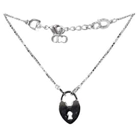 Dior Bracciale in argento con lucchetto a cuore