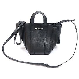 Balenciaga Black Calfskin Everyday XS North South
