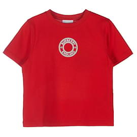Burberry T-shirt in cotone con logo grafico