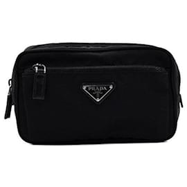 Prada Borsa a tracolla unisex in Re-Nylon nero