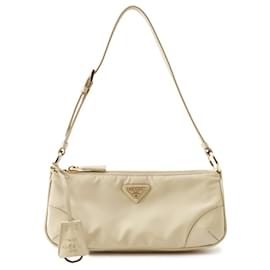Borsa a tracolla in nylon con triangolo Prada