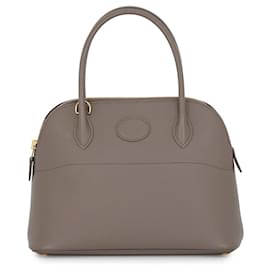 Borsa a tracolla Hermes Bolide 27 in Etain - Hermès