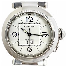 Reloj Cartier Pasha C Big Date en acero inoxidable