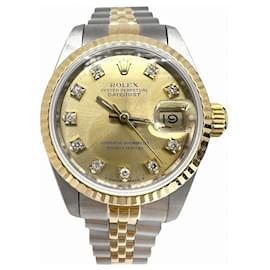 Rolex Datejust Automatische Damenuhr Zweifarbig