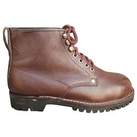 Autre Marque Atlas Vintage Leather Workwear Boots
