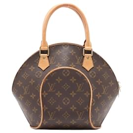 Louis Vuitton Ellipse Monogram Handbag Brown Canvas